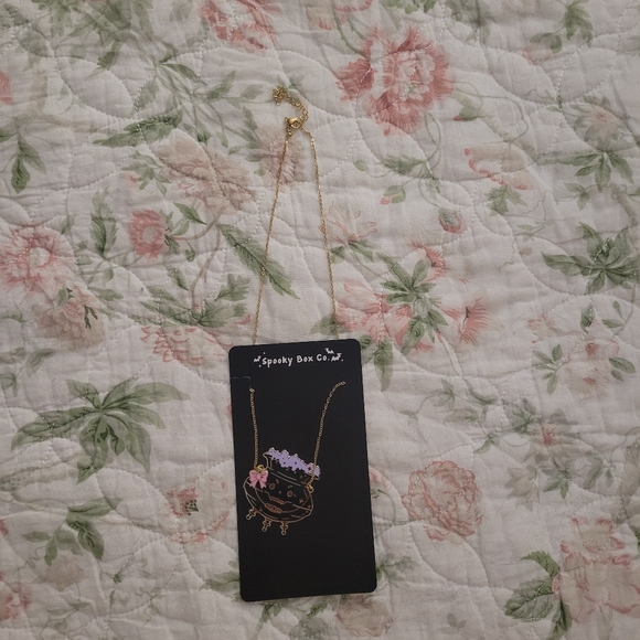 Spooky Box Club Cauldron Necklace - Picture 4 of 4